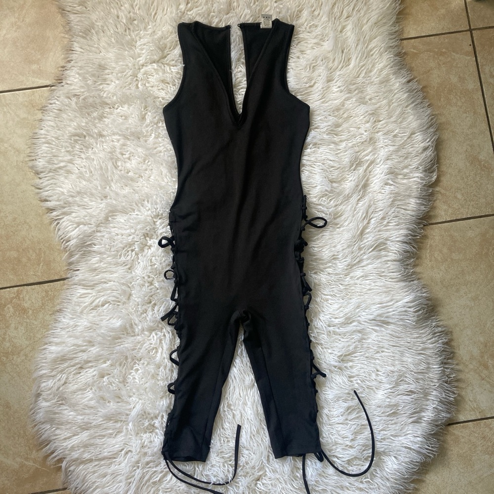 Black Cutout Jumpsuit - Picture 5 of 5